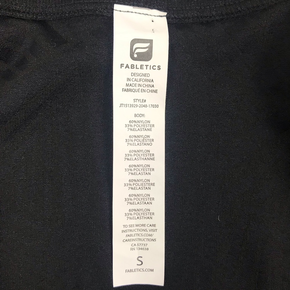 Fabletics Nanette Black Jacket Small - image 7